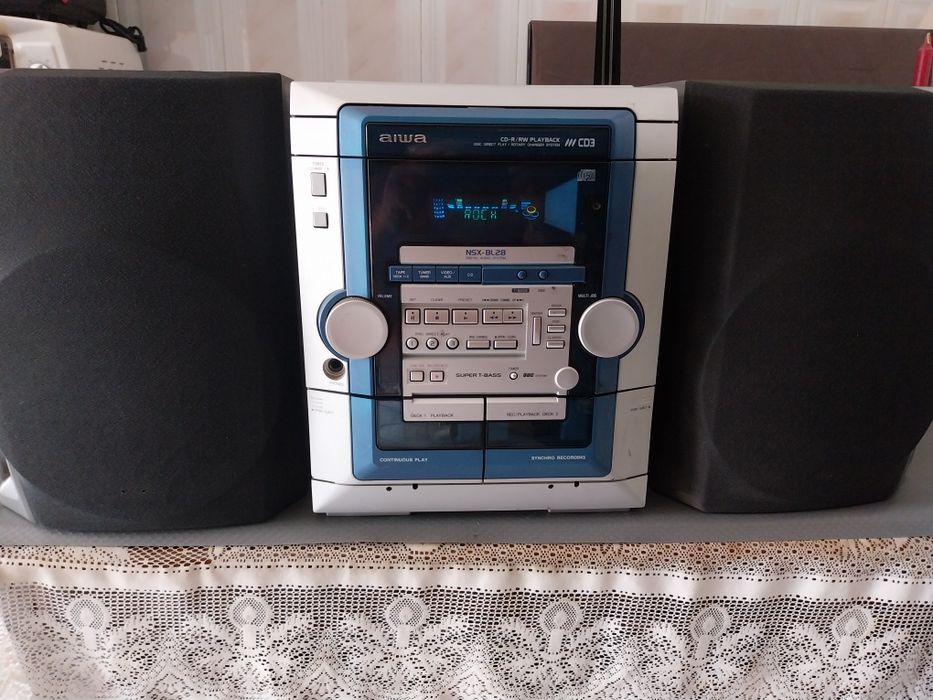 Aparelho som aiwa completo impecavel