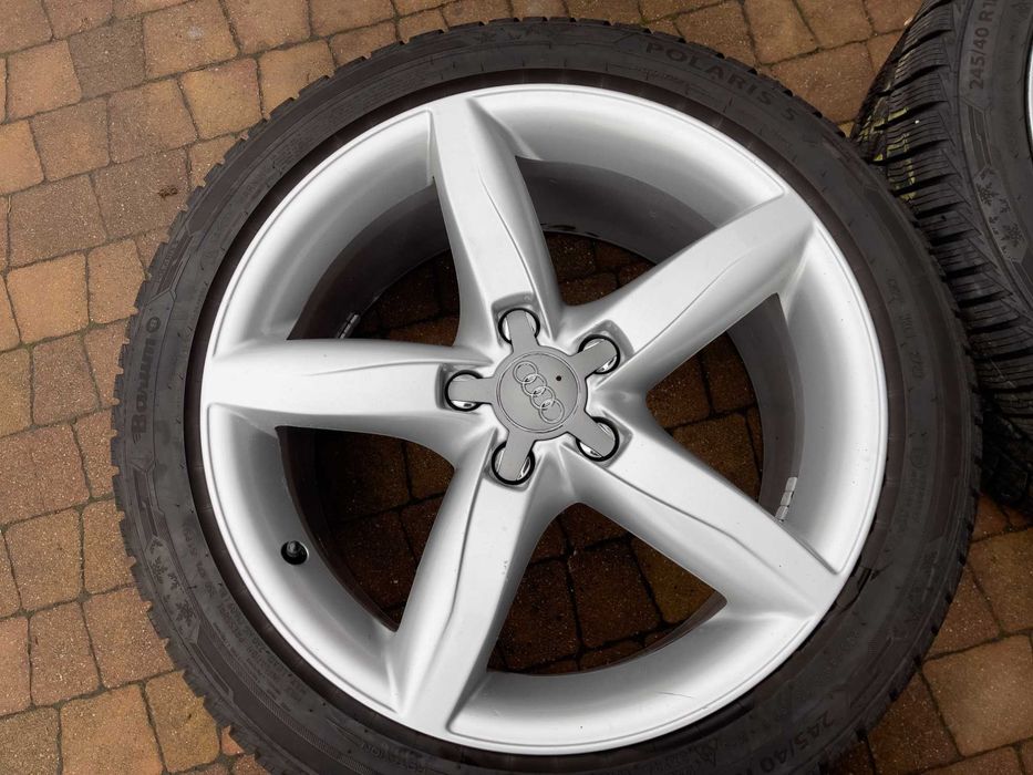 3651. Alufelgi 18" Audi A4 S4 B8 oryginalne 8J ET47 5x112 proste