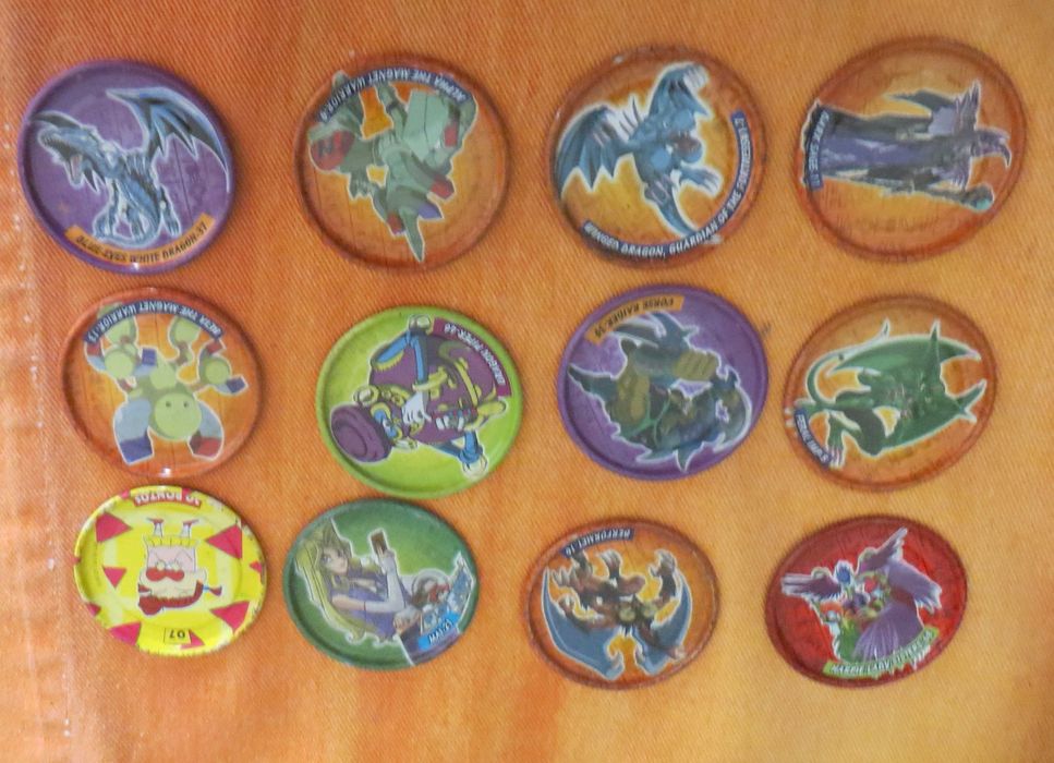 Metal Tazos - Lote de 10 + 2 - Ver foto frente e verso