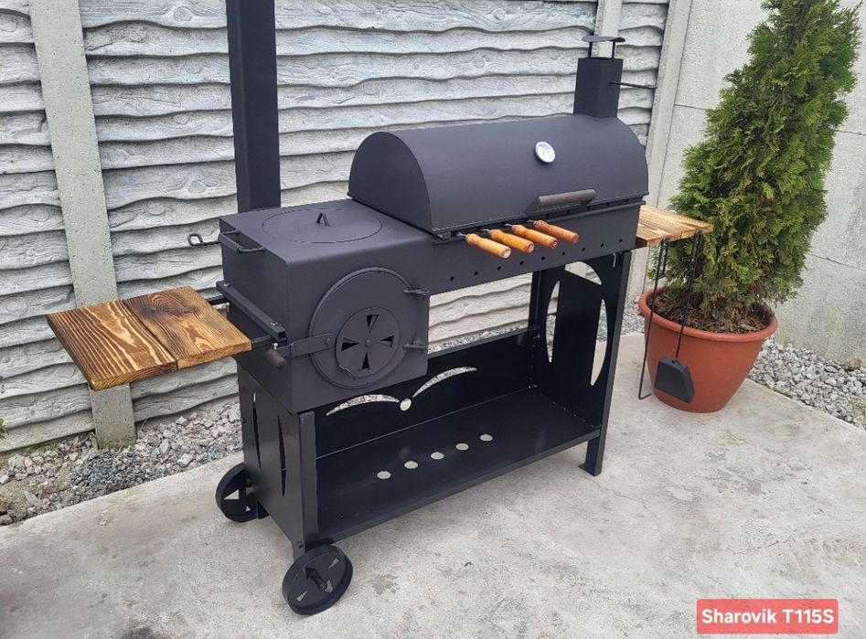 • Не Поведе! • 5мм! • Мангал Гриль Барбекю + Печь Под Казан