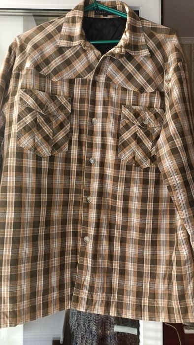 Продам мужскую рубашку на утепленной подкладке 50-52 размер