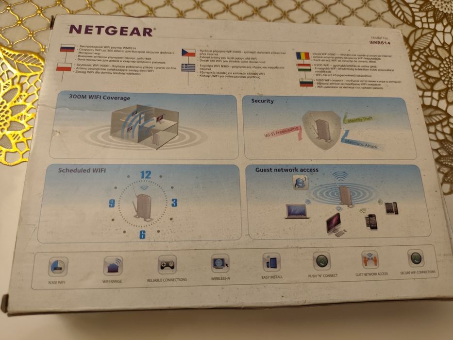 router bezprzewodowy NETGEAR WNR614 N300