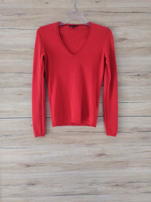 Sweter wełniany wełna wool Tommy Hilfiger rozmiar 34