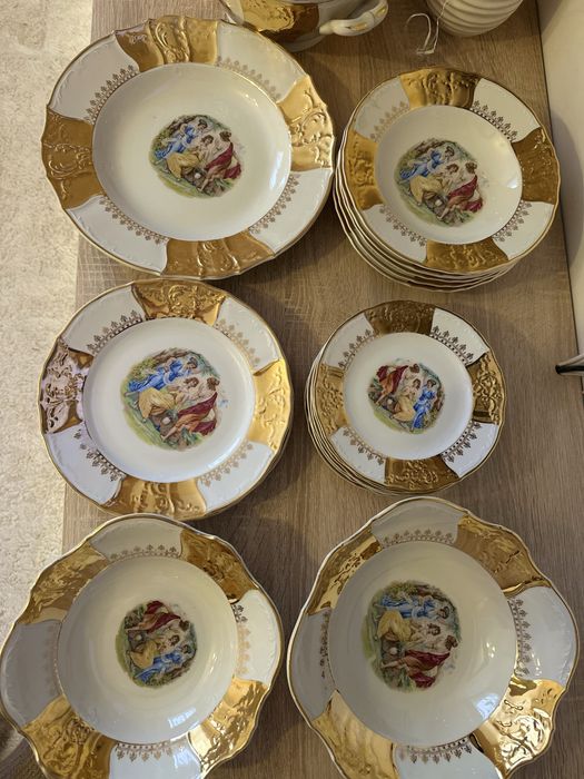 Bohemia, набір посуду, тарілки, супниця