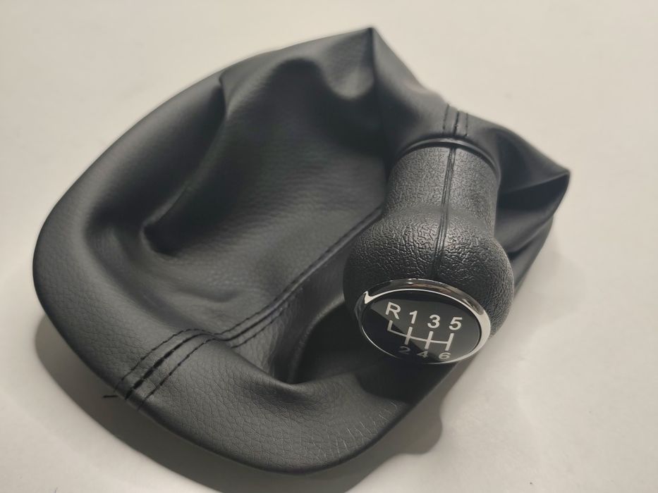 Manete Fole Mudanças VW Passat B5 B5.5 3B 3BG Moca Alavanca Caixa Velocidades Punho 5v 6v Coifa Pega Forro Couro Aro Moldura Base Novo