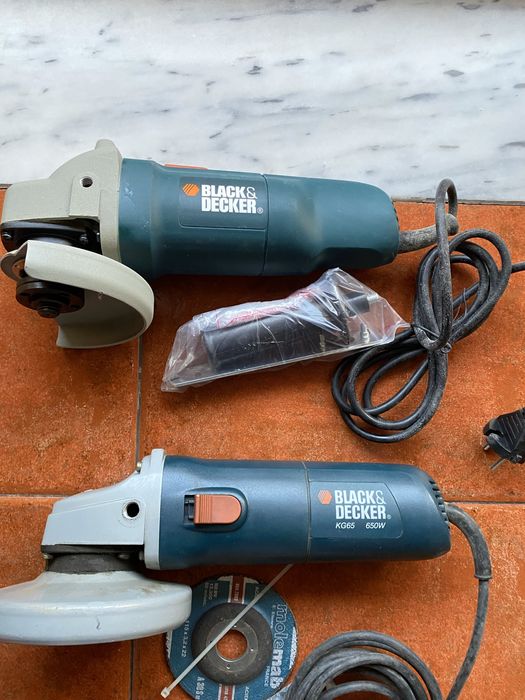 Rebarbadoras Black & Decker 115mm (650W e 710W) – como novas