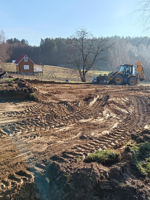 Usługi koparko-ładowarką