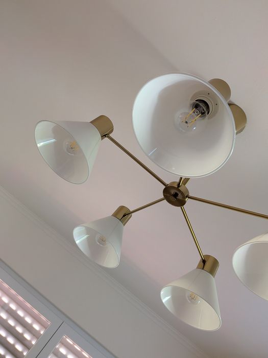 Candeeiros de teto IKEA e lâmpadas led