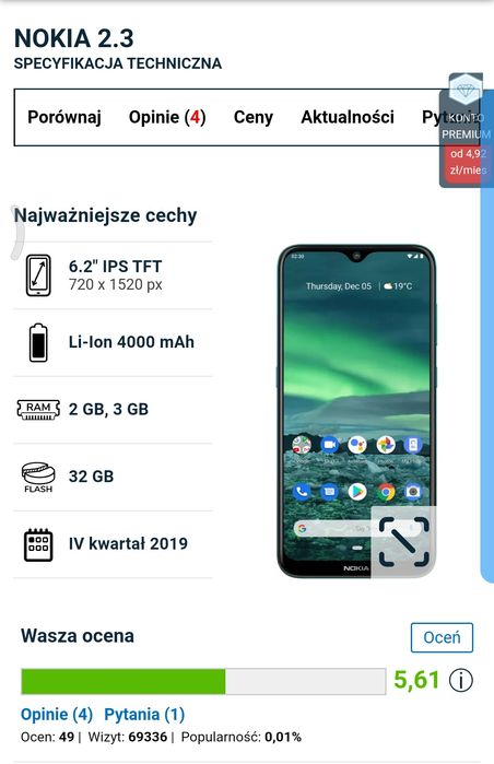 Nokia 2.3 dual SIM