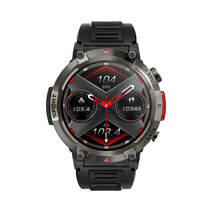 smartwatch veltori vt140-1 czarny pasek silikonowy
