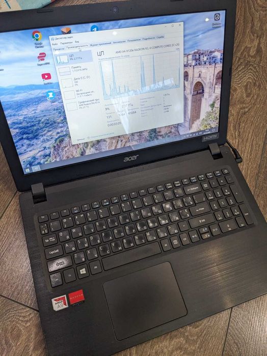 Ноутбук Acer Aspire 3 A315 AMD A4 9120e,8 ddr4,128ssd