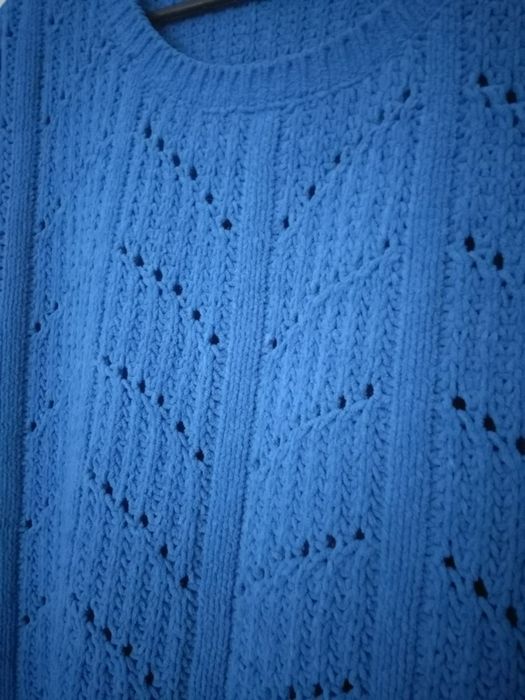 Gruby niebieski sweter r. M/L Beloved