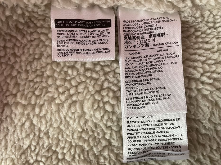 Куртка джинсова Levis шерпа весна демі