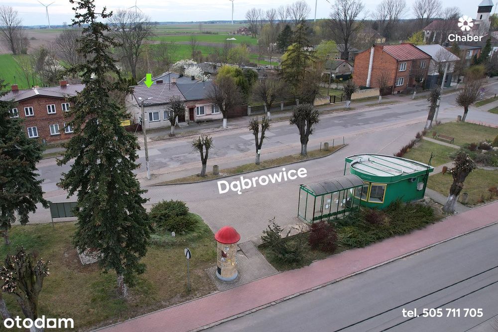 Dom do zamieszkania w centrum Dąbrowic, 2 pokoje, około 50 m2