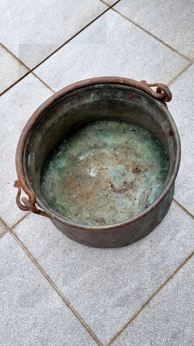 Panela em cobre antiga
