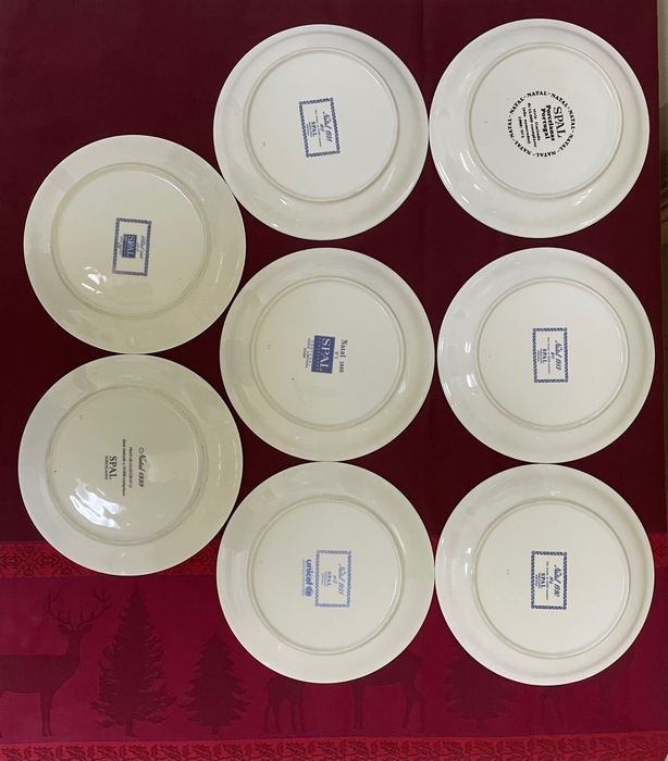 Pratos coleção Natal Spal (8 unidades)