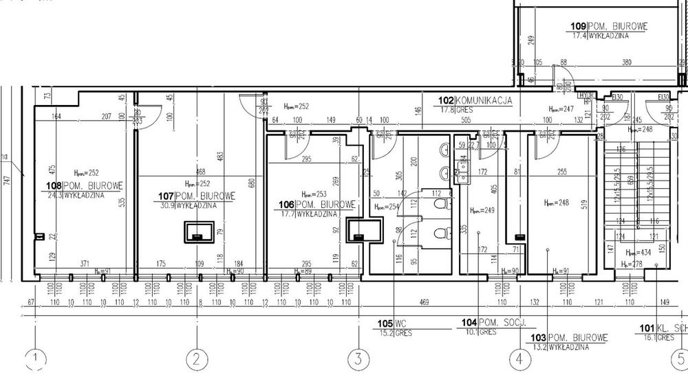 Lokal biurowy 160m2 Mełgiewska