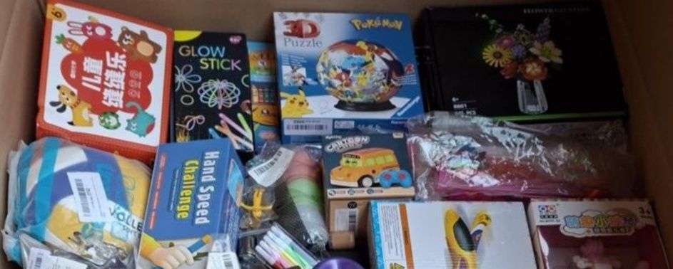 Zabawki cały karton bananowiec klasa A