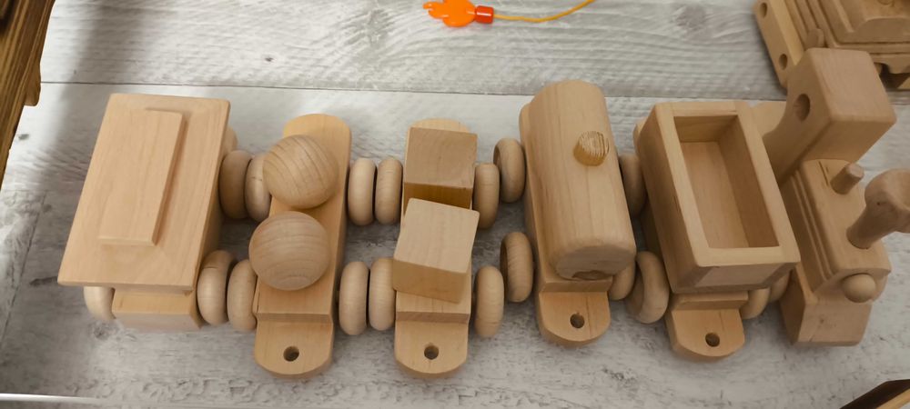 Drewniany zestaw Jenga, Jenga BOOM, Ciężarówka, Pociąg, Dźwig i inne.