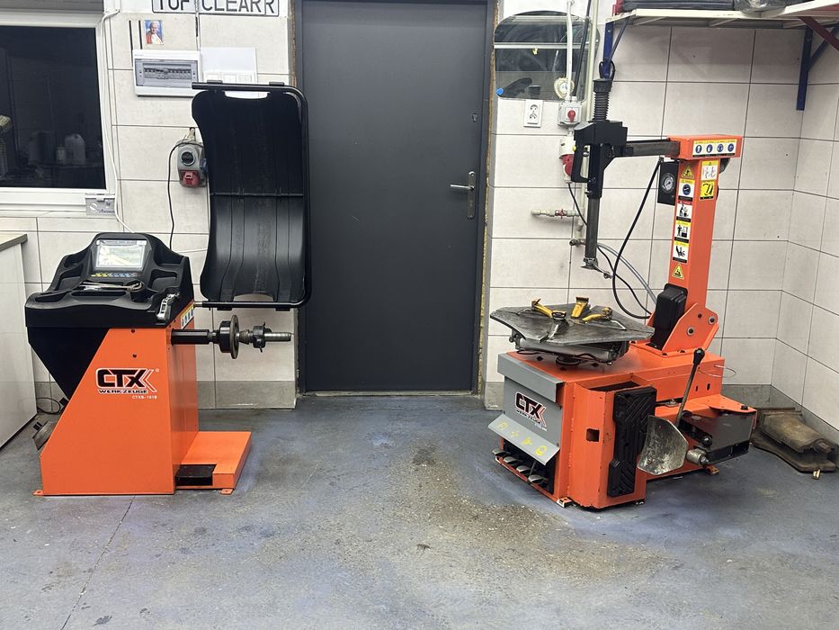 Wyważarka do kół CTXB-101B +  montażownica do opon CTXC-202 zbijak 3T