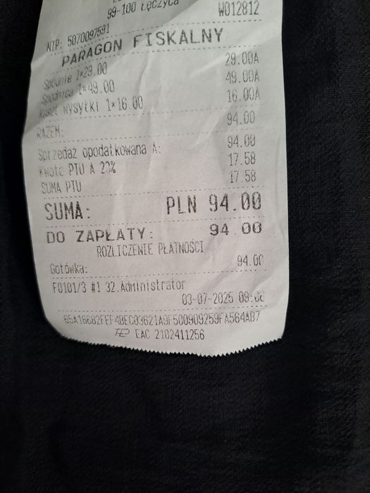 Nowa spódnica a'la len, roz. S