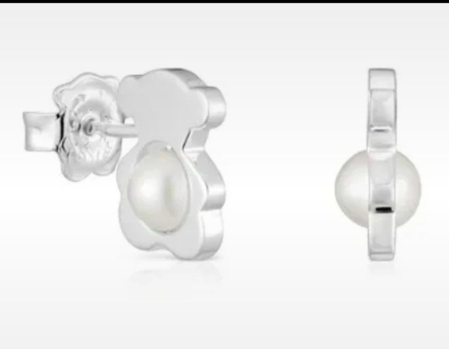 Brincos de prata da Tous