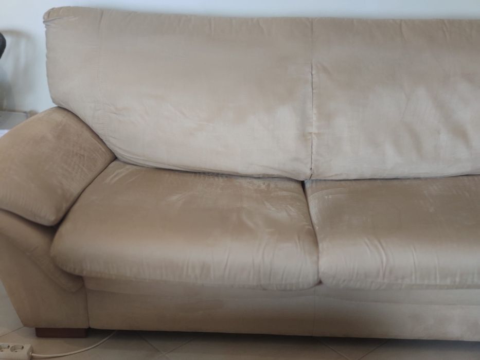 Alerta - Cachemira Sofá 3 lugares com cama + Sofá 1 lugar