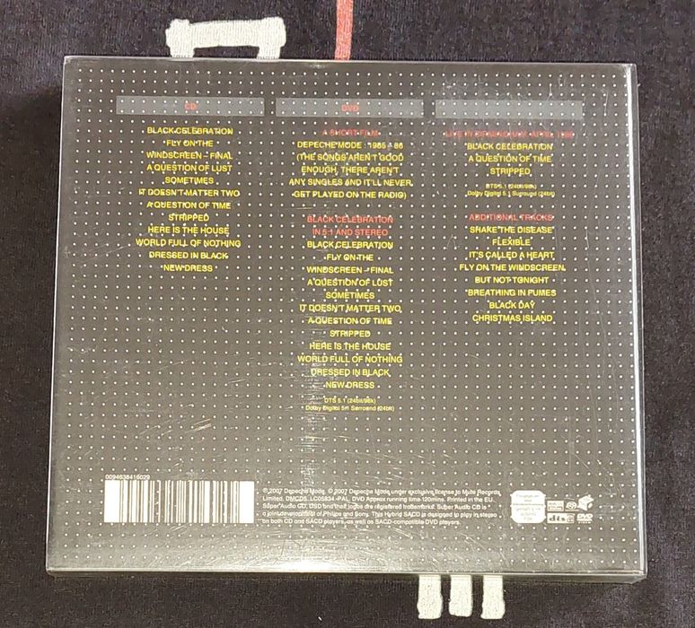 Depeche Mode Black Celebration SACD (Hybrid, Multichannel) + DVD 2007 Europe