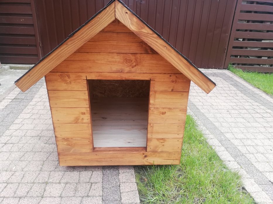 Mega duża ocieplona solidna buda legowisko 110x90 dla psa