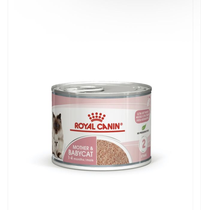Royal Canin Mother & Babycat - вологий корм у мусі для кішок у період вагітності та лактації, для кошенят (від 1 до 4 місяців)