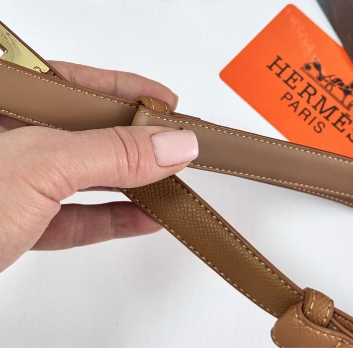 Жіночий шкіряний ремінь Hermes