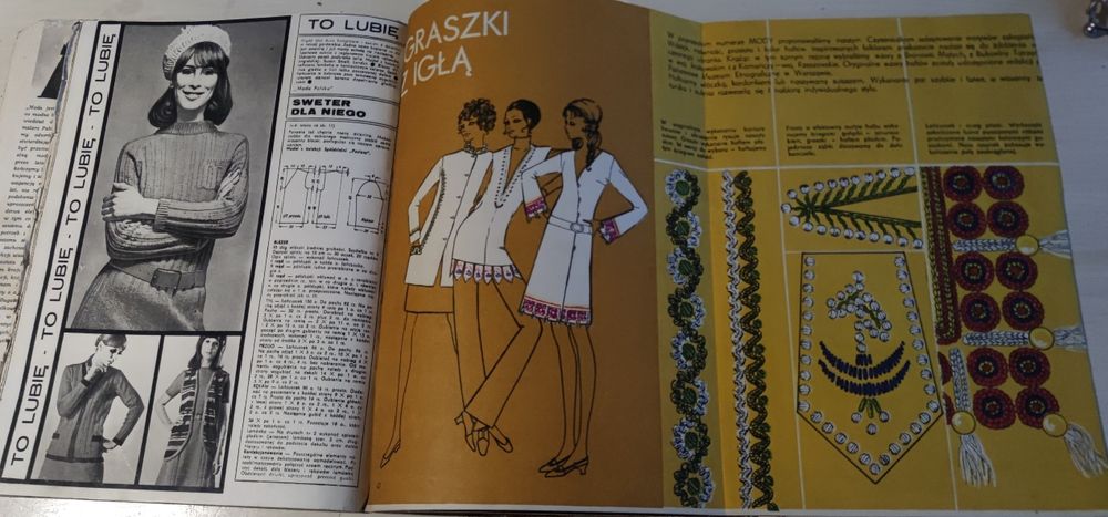 Moda zima 1969/1970 wykroje