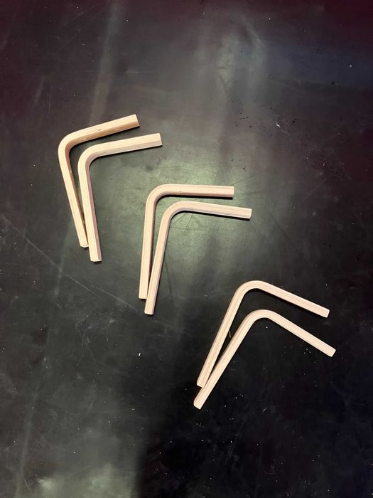 Conjunto Mão Francesa Madeira - LEROY MERLIN - 3 pares