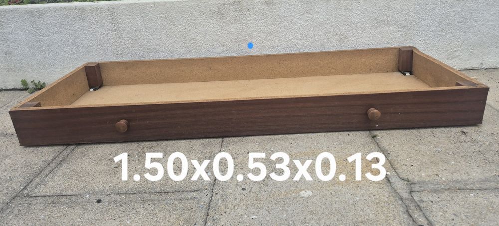 Roller-equipped under-bed storage drawers in 2 sizes64873968528899121