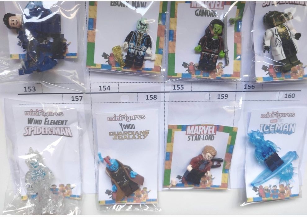 3/5 Mini Figuras Joker SpiderMan Marvel America Avengers Thor Iron Man