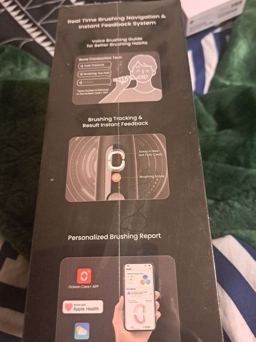 Szczoteczka soniczna do zębów Oclean X ultra S czarna