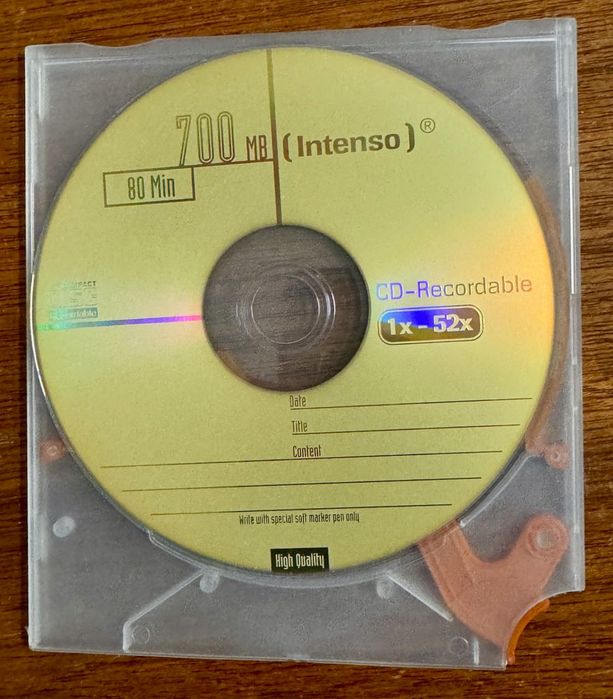 5 Blank CD Recordable Discs430451615010007041