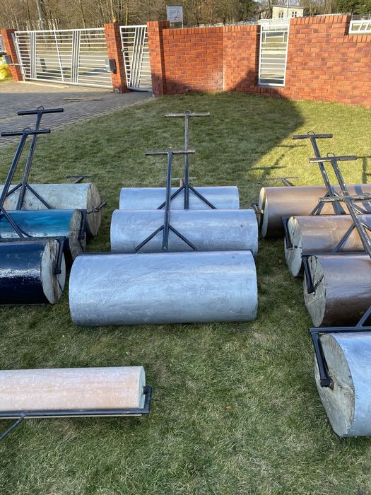 Walec ogrodowy zalany betonem lub na wodę