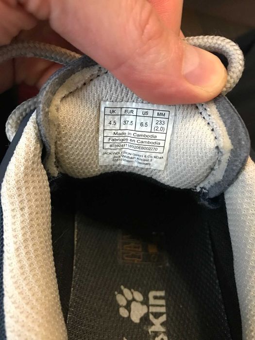 Ботинки женские Jack Wolfskin Dark blue/beige 37-38р.