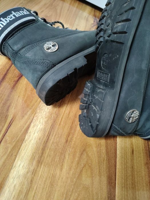 TIMBERLAND rozmiar 39 czarne buty, skóra naturalna
