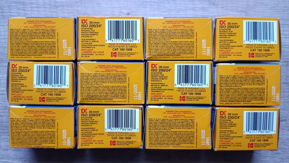 Kodak Elite Chrome 200 36 кадрів. Позитивна кольорова  фотоплівка.