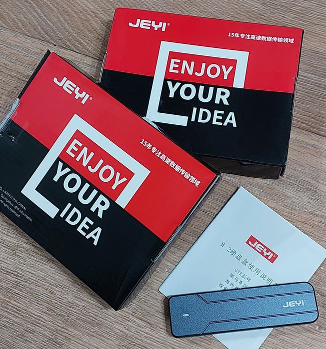 (НОВЫЙ) Внешний адаптер кейс JEYI i9 SSD М.2 NVME USВ 3.2 Gen2 10Gbps