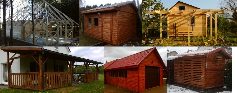 wyroby z drewna, altanka, meble ogrodowe, pergola, huśtawka, domek