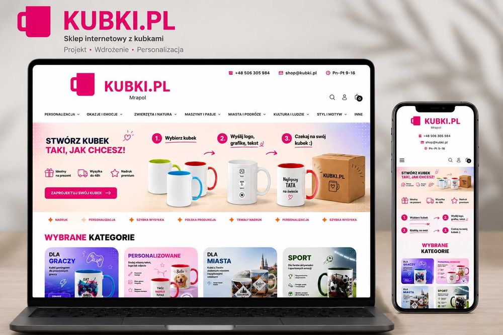 Profesjonalny sklep internetowy — Shoper, WooCommerce, Shopify