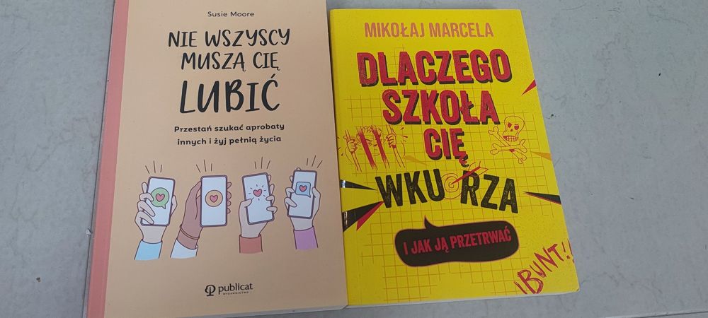 2 książki poradniki dla nastolatków