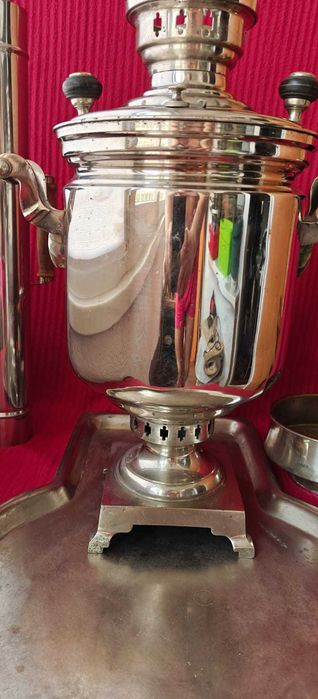 Самовар жаровый на дровах