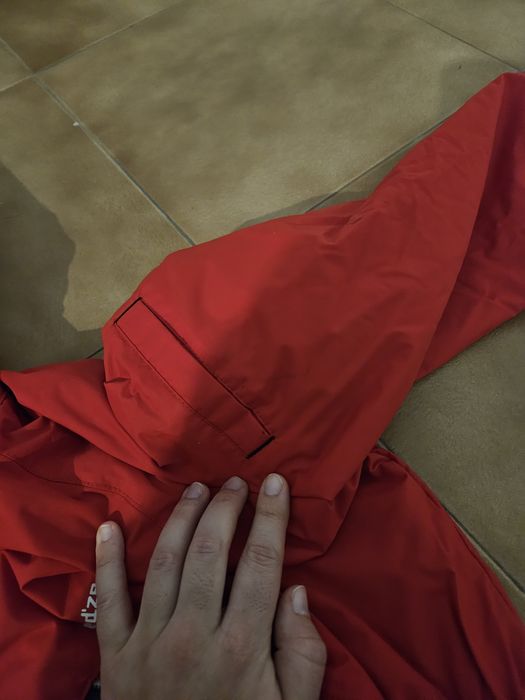 Fato neve criança vermelho