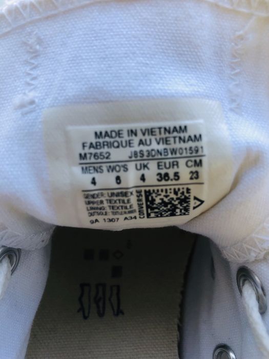Белые кеды конверсы Converse
