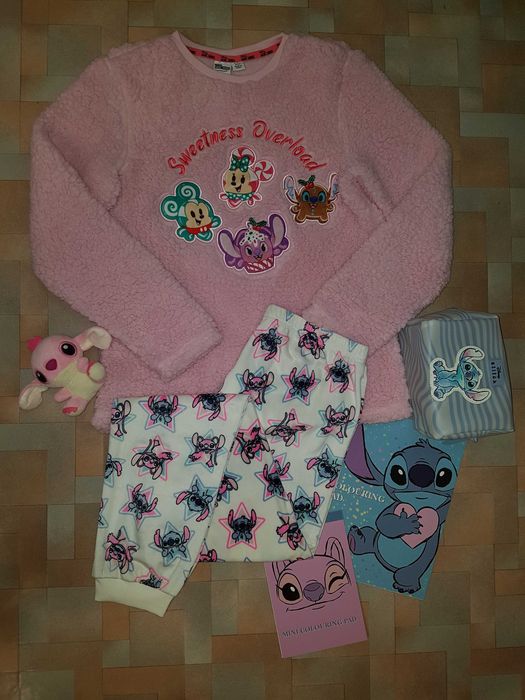 Мега теплый комплект Primark Стич 13-15 лет 164см пижама Disney Stitch