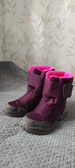 Термоботинки для дівчинки Quechua 35. За устілкою 22 см.